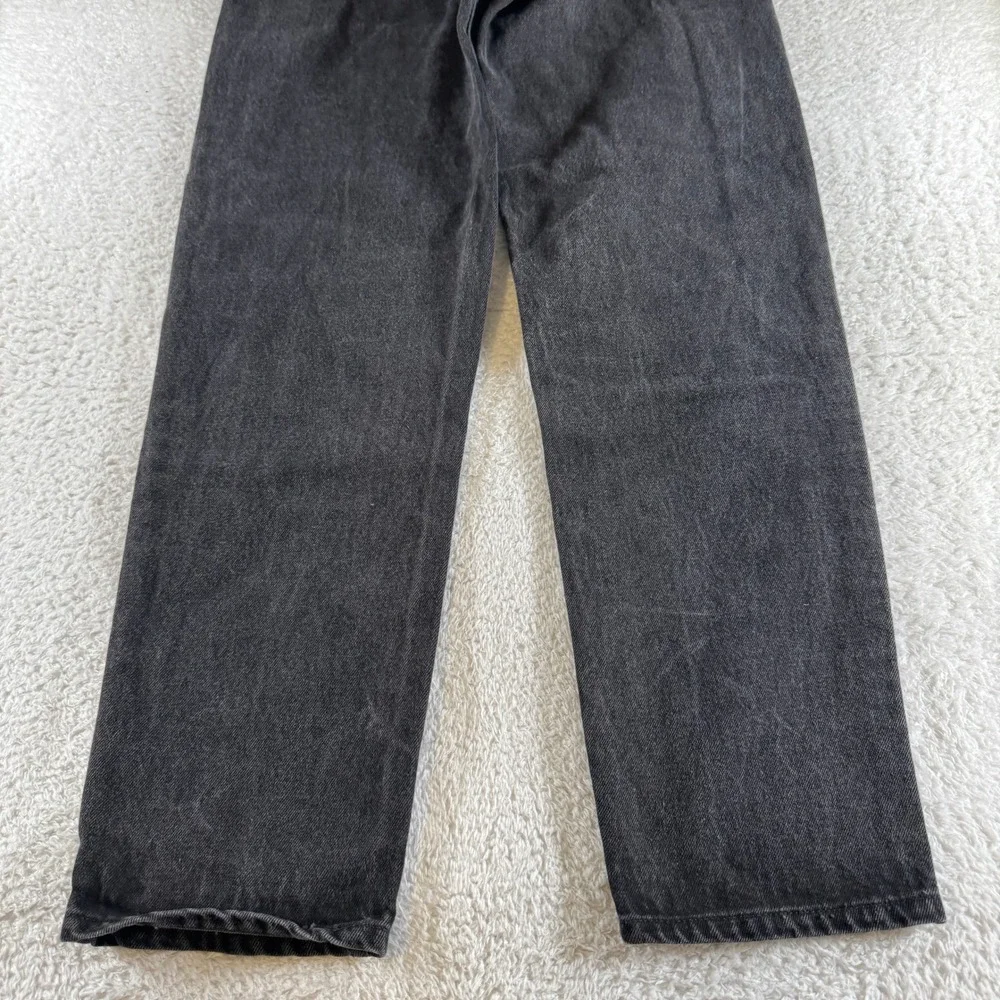 Vintage Levi's 550 Mens 33x34 Tag 32x34 Fit Black Relaxed Tapered Jeans Made USA